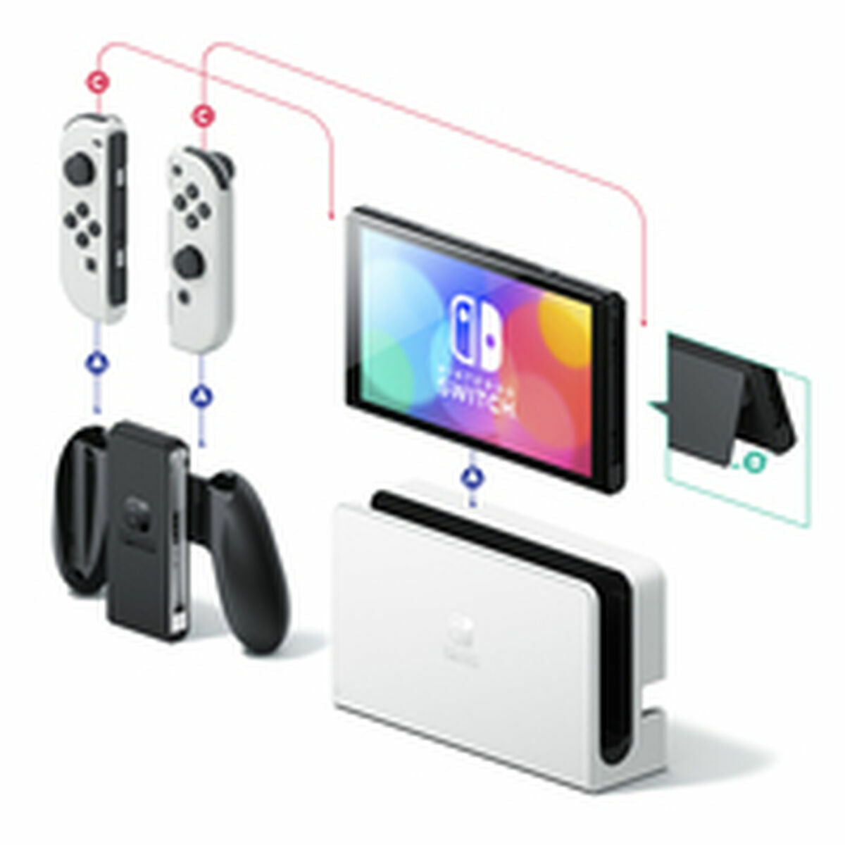 Nintendo Switch Nintendo 45496453435 Vit