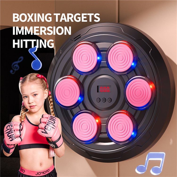 Children's Musical Boxing Target Electronic Training Equipment 6 Keys with Boxing Glove