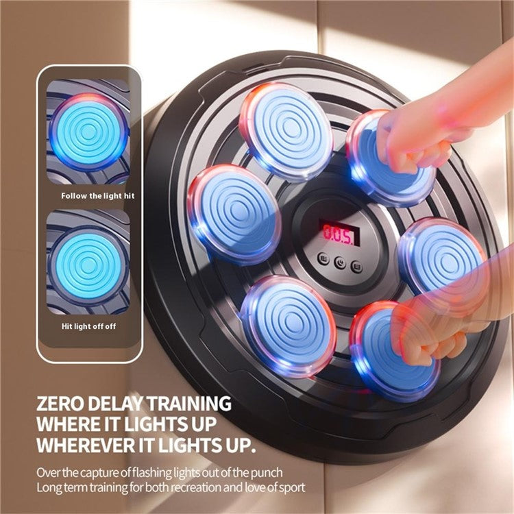 Children's Musical Boxing Target Electronic Training Equipment 6 Keys with Boxing Glove