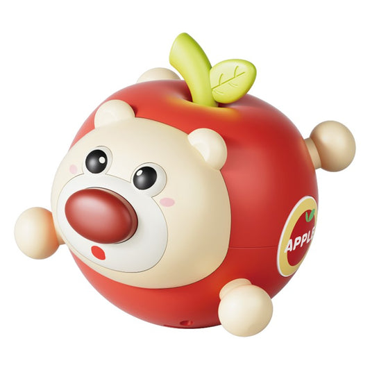 211AB Fruit Bear Tumbler Leksak med ljud för 1-3 år Baby Toy Tanding Rattle Early Education Toy