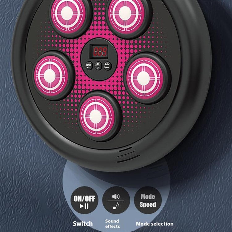 SJL3610 Music Boxing Target for Kids Bluetooth-compatible Rhythm Punching Smart Scoring Reaction Traine
