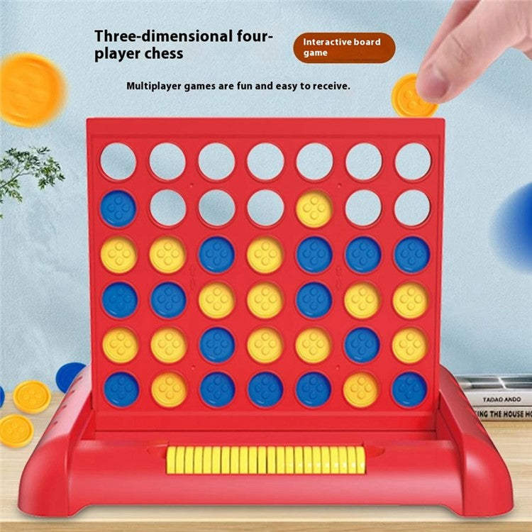 STEM Educational 4 i rad Connect Four Game Board Leksak för barn / Interaktivt förälder-barn bordsspel