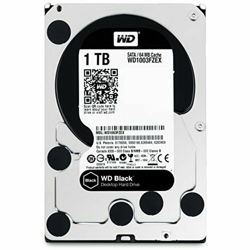 Hårddisk Western Digital WD1003FZEX 3,5" 1 TB SATA III 7200 rpm