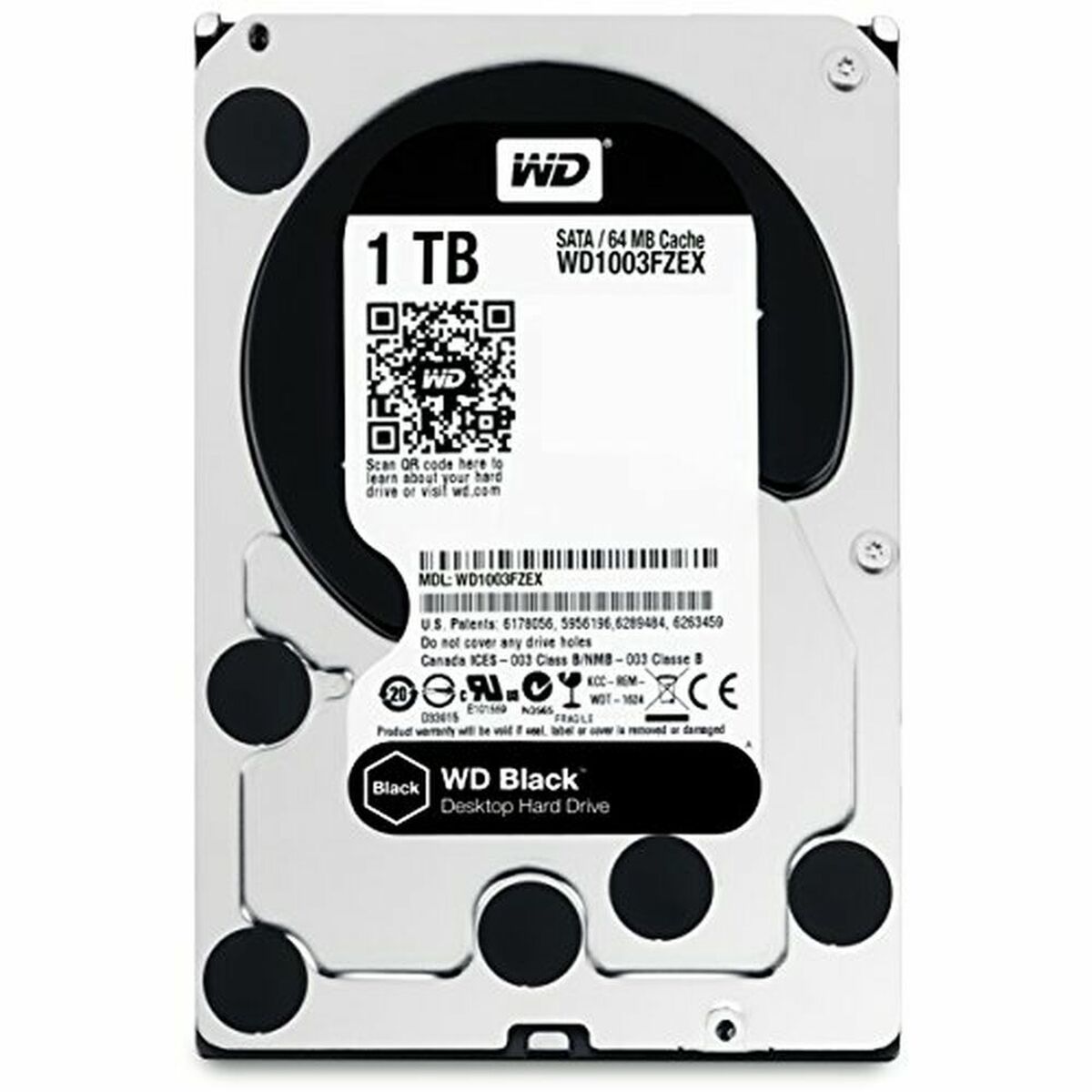 Hårddisk Western Digital WD1003FZEX 3,5" 1 TB SATA III 7200 rpm