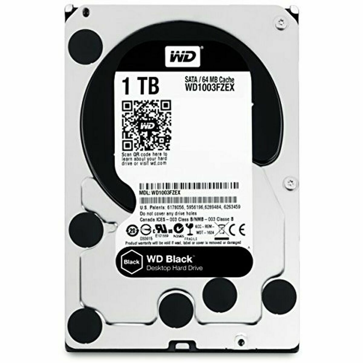 Hårddisk Western Digital WD1003FZEX 3,5" 1 TB SATA III 7200 rpm