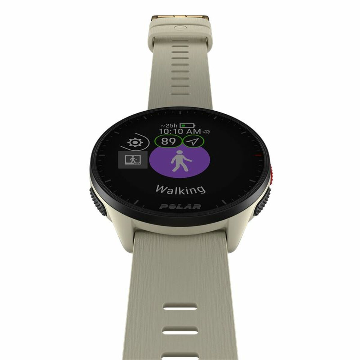Sporting Polar Pacer Beige (Ø 45 mm)