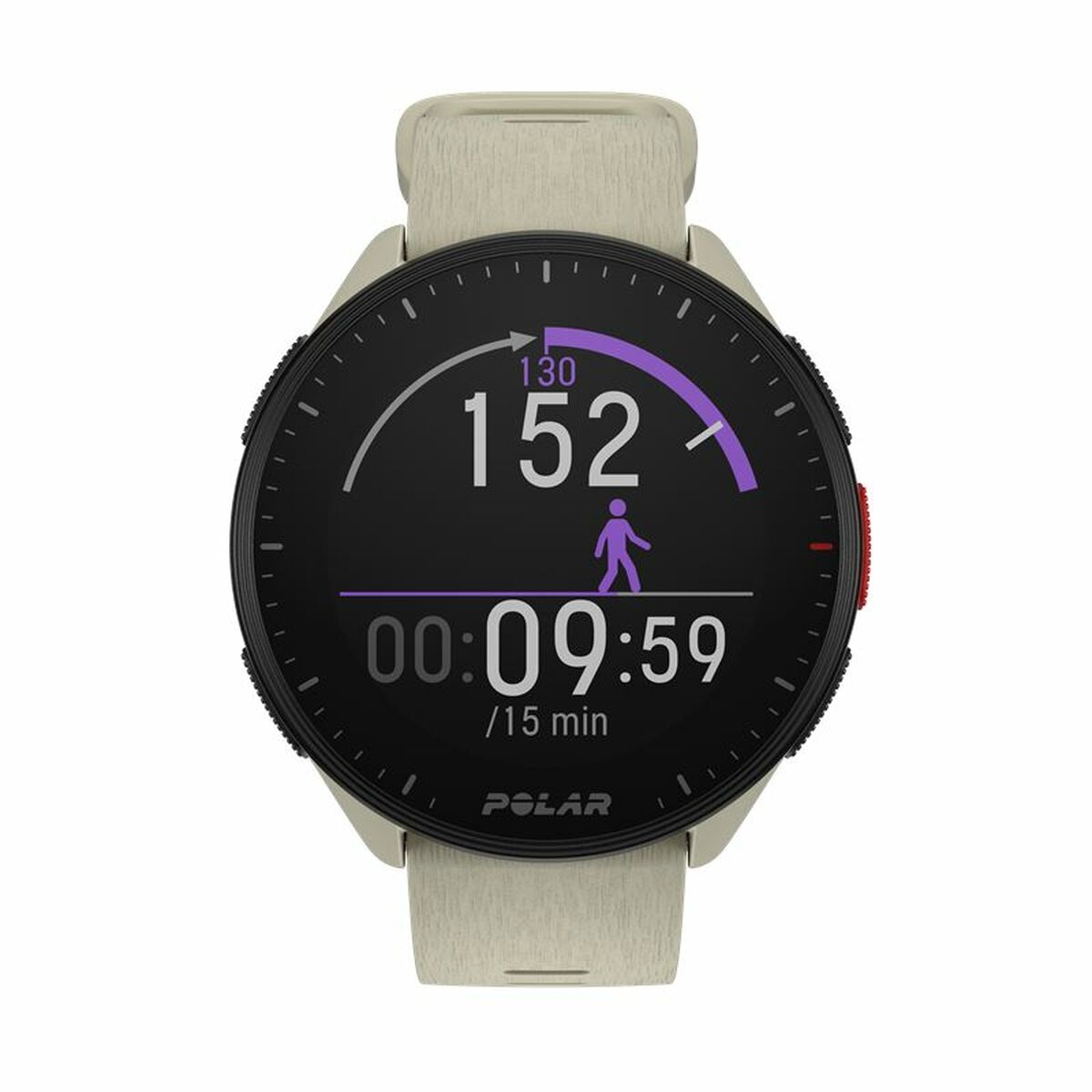 Sporting Polar Pacer Beige (Ø 45 mm)