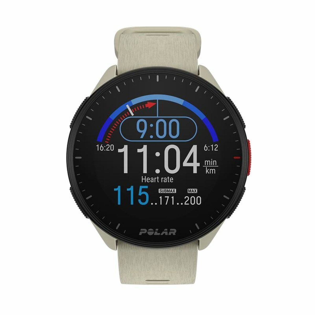 Sporting Polar Pacer Beige (Ø 45 mm)