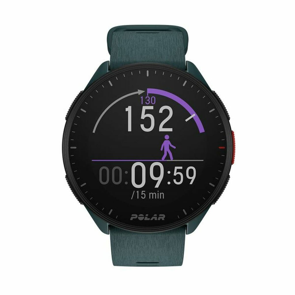 Smartklocka med stegräknare för löpning Polar Pacer 45 mm Grön