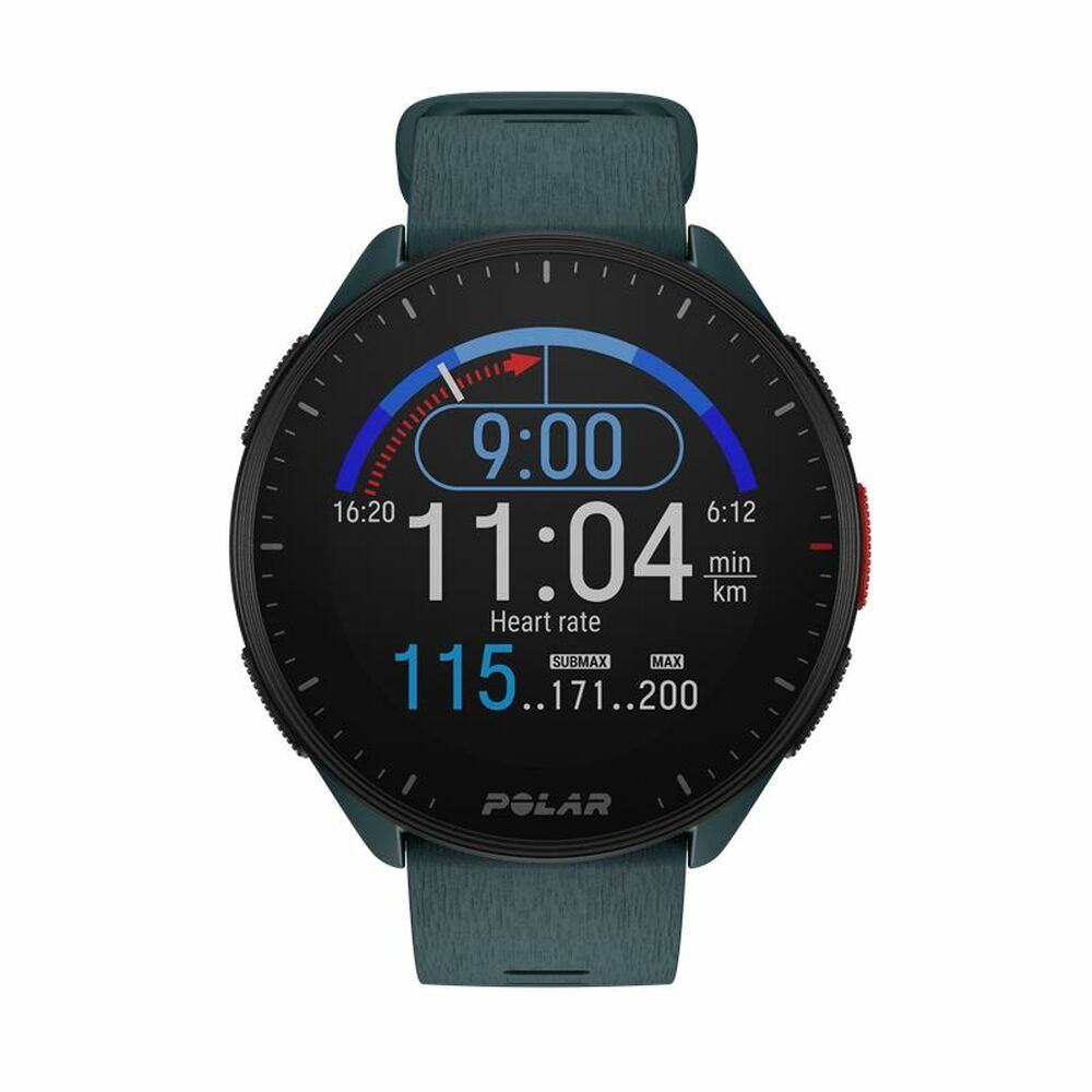 Smartklocka med stegräknare för löpning Polar Pacer 45 mm Grön