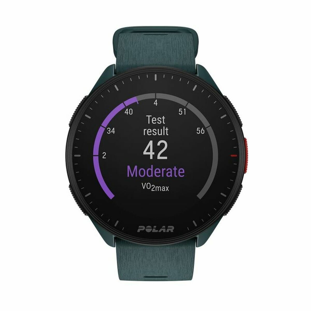 Smartklocka med stegräknare för löpning Polar Pacer 45 mm Grön