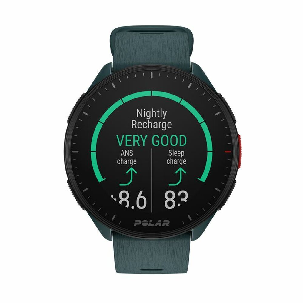 Smartklocka med stegräknare för löpning Polar Pacer 45 mm Grön