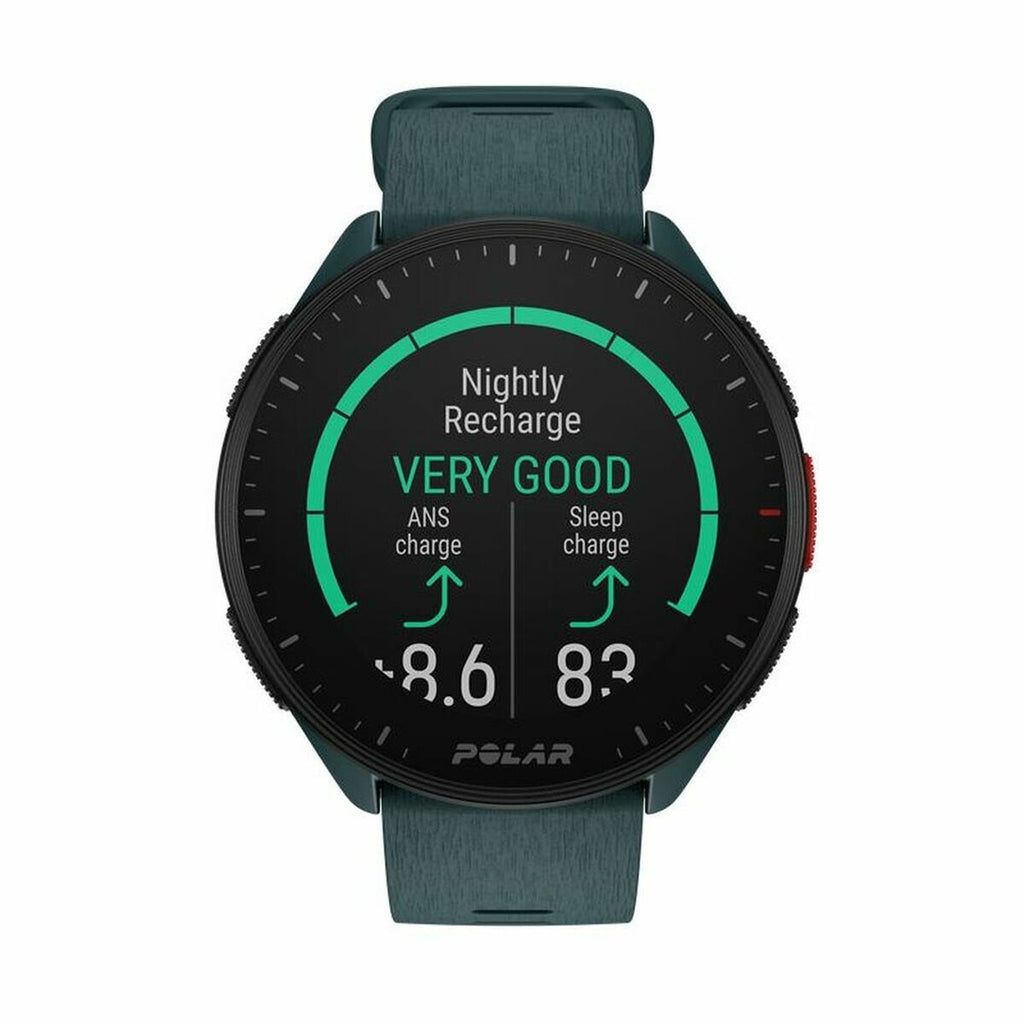 Smartklocka med stegräknare för löpning Polar Pacer 45 mm Grön