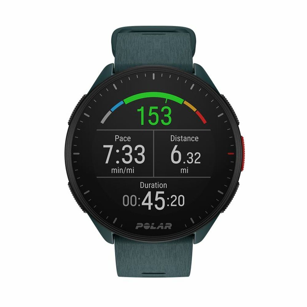 Smartklocka med stegräknare för löpning Polar Pacer 45 mm Grön