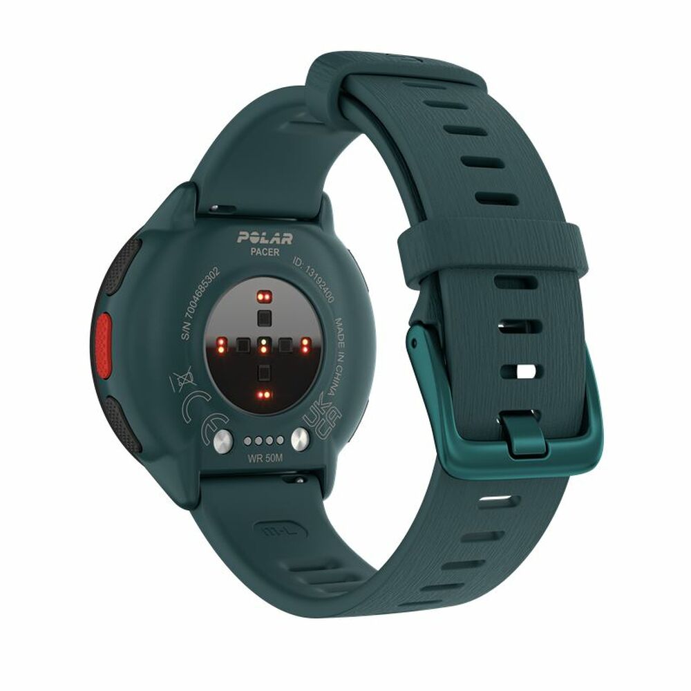 Smartklocka med stegräknare för löpning Polar Pacer 45 mm Grön