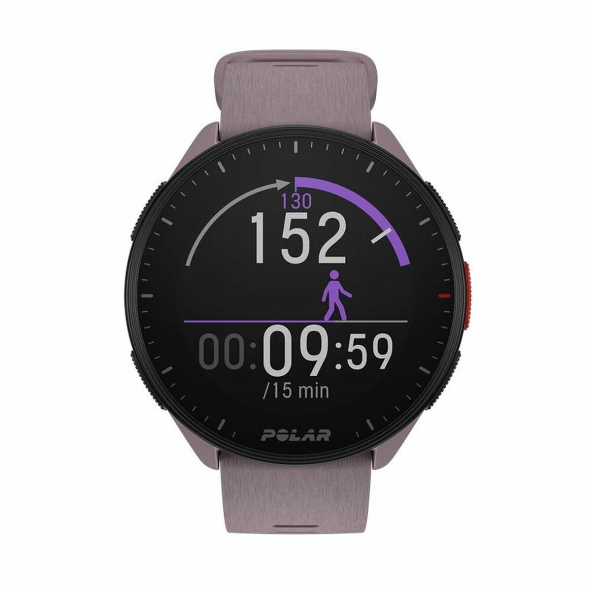Smartklocka med stegräknare för löpning Polar Pacer 45 mm Lila