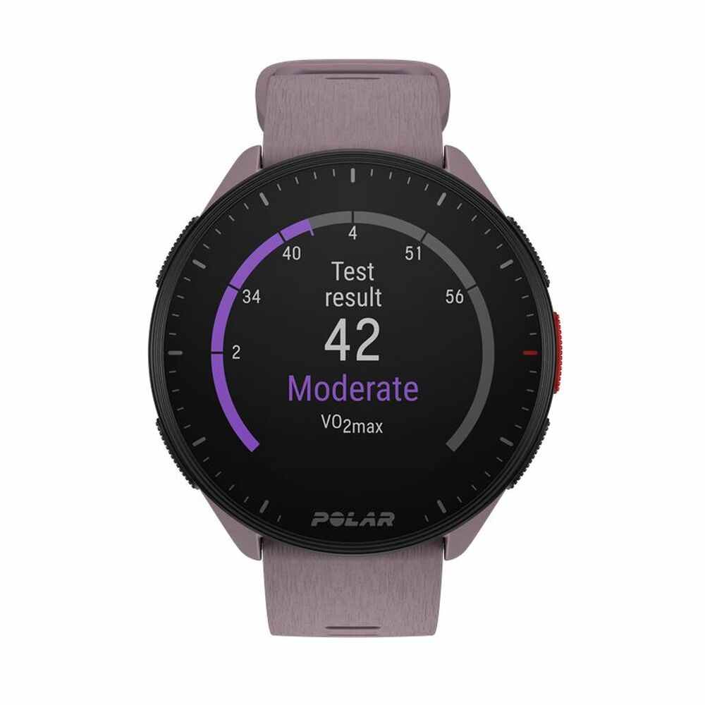 Smartklocka med stegräknare för löpning Polar Pacer 45 mm Lila