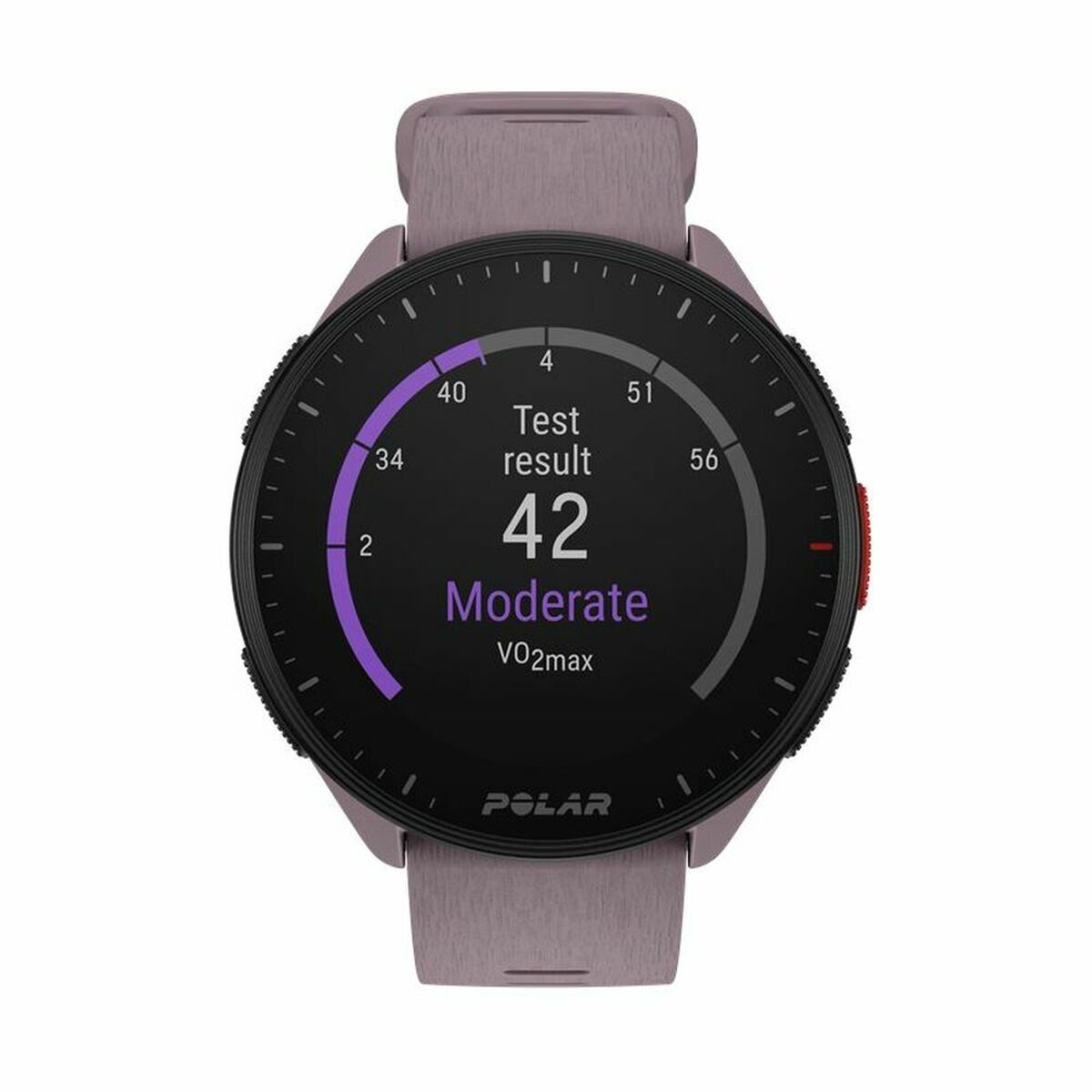 Smartklocka med stegräknare för löpning Polar Pacer 45 mm Lila