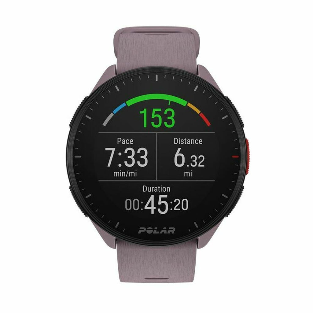 Smartklocka med stegräknare för löpning Polar Pacer 45 mm Lila