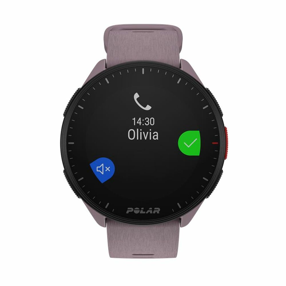 Smartklocka med stegräknare för löpning Polar Pacer 45 mm Lila