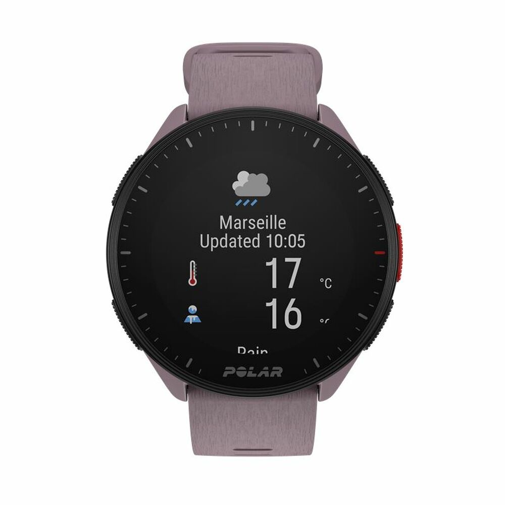 Smartklocka med stegräknare för löpning Polar Pacer 45 mm Lila