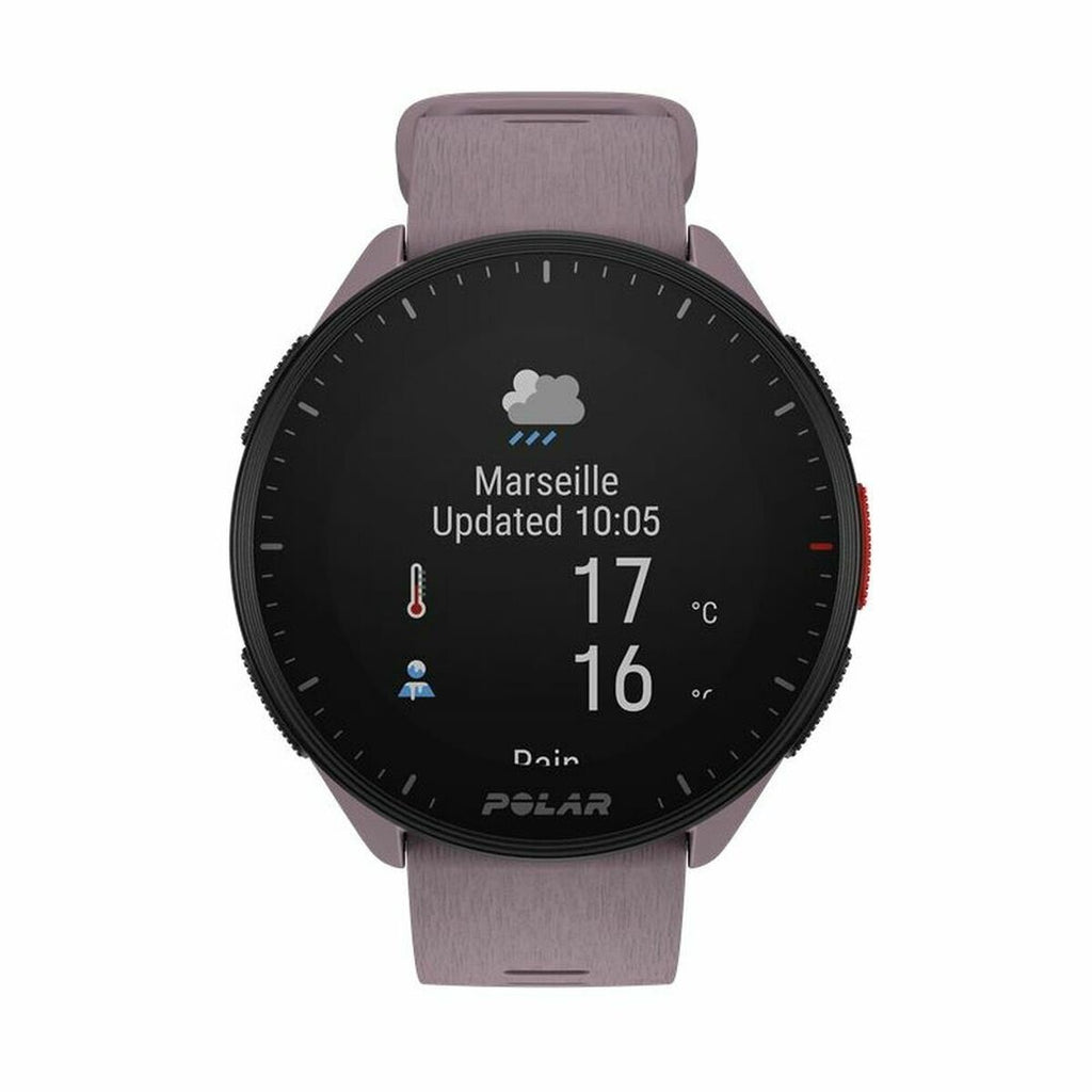 Smartklocka med stegräknare för löpning Polar Pacer 45 mm Lila