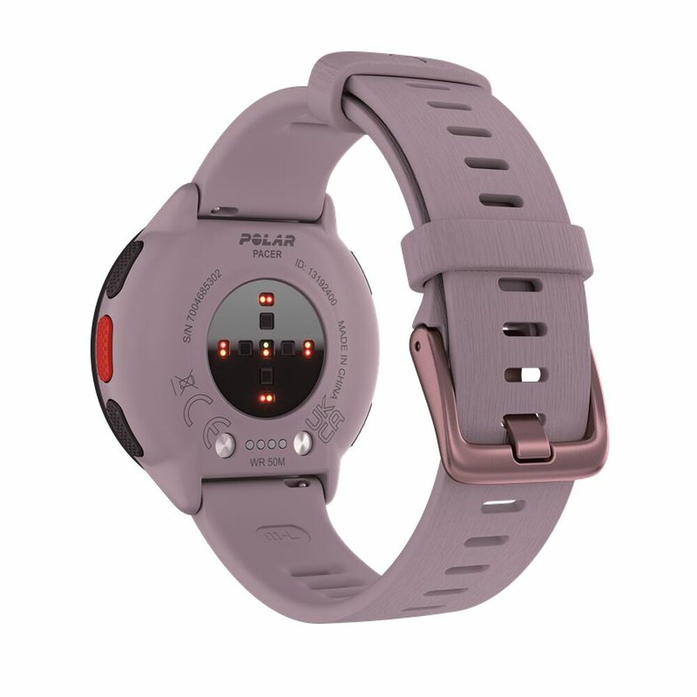 Smartklocka med stegräknare för löpning Polar Pacer 45 mm Lila