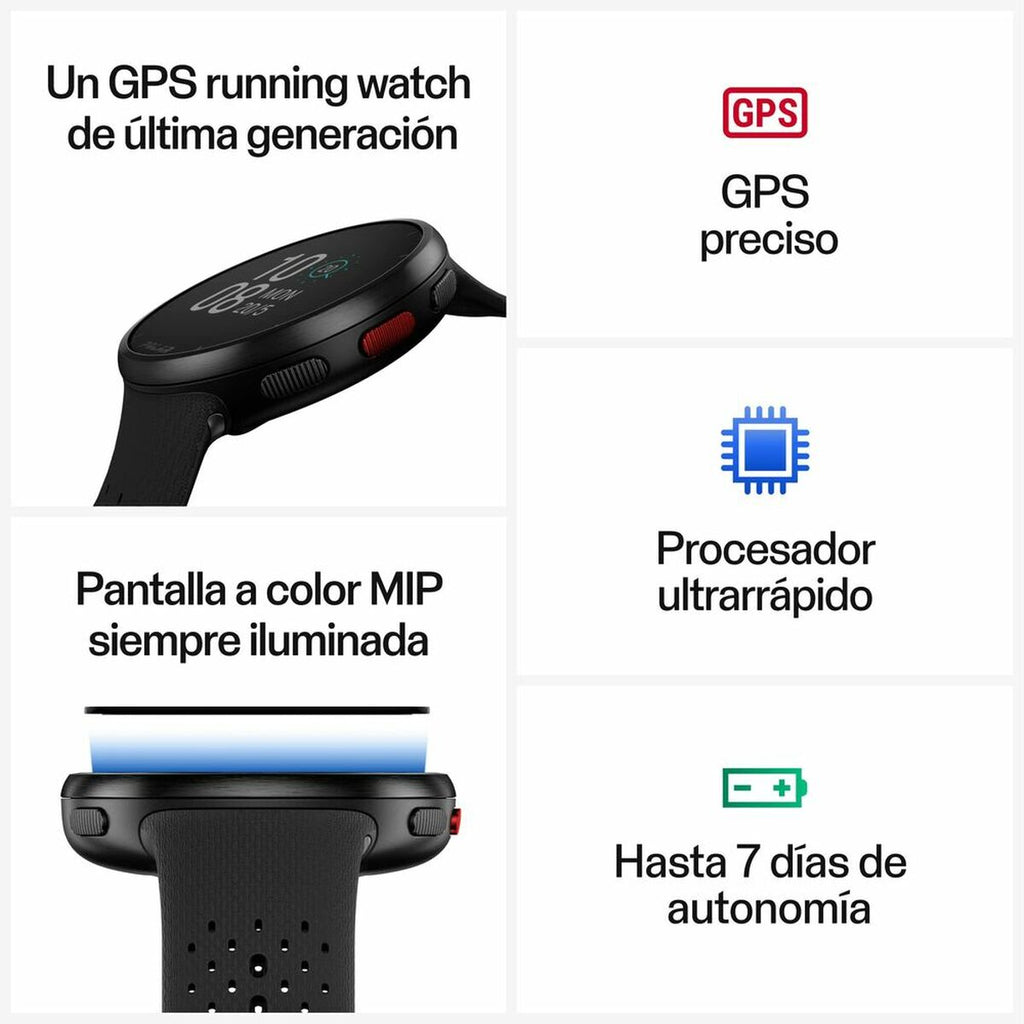 Smartklocka Polar Pacer Pro Grå