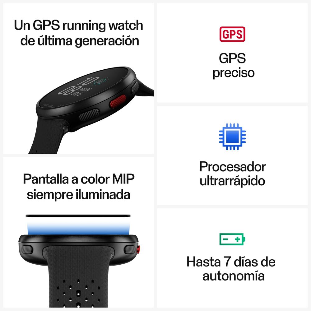 Smartklocka Polar Pacer Pro Grå