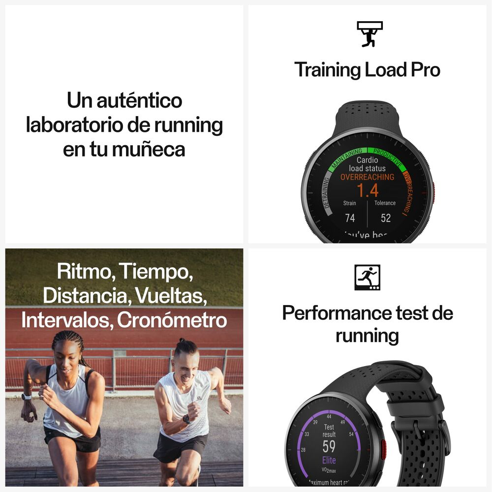 Smartklocka Polar Pacer Pro Grå