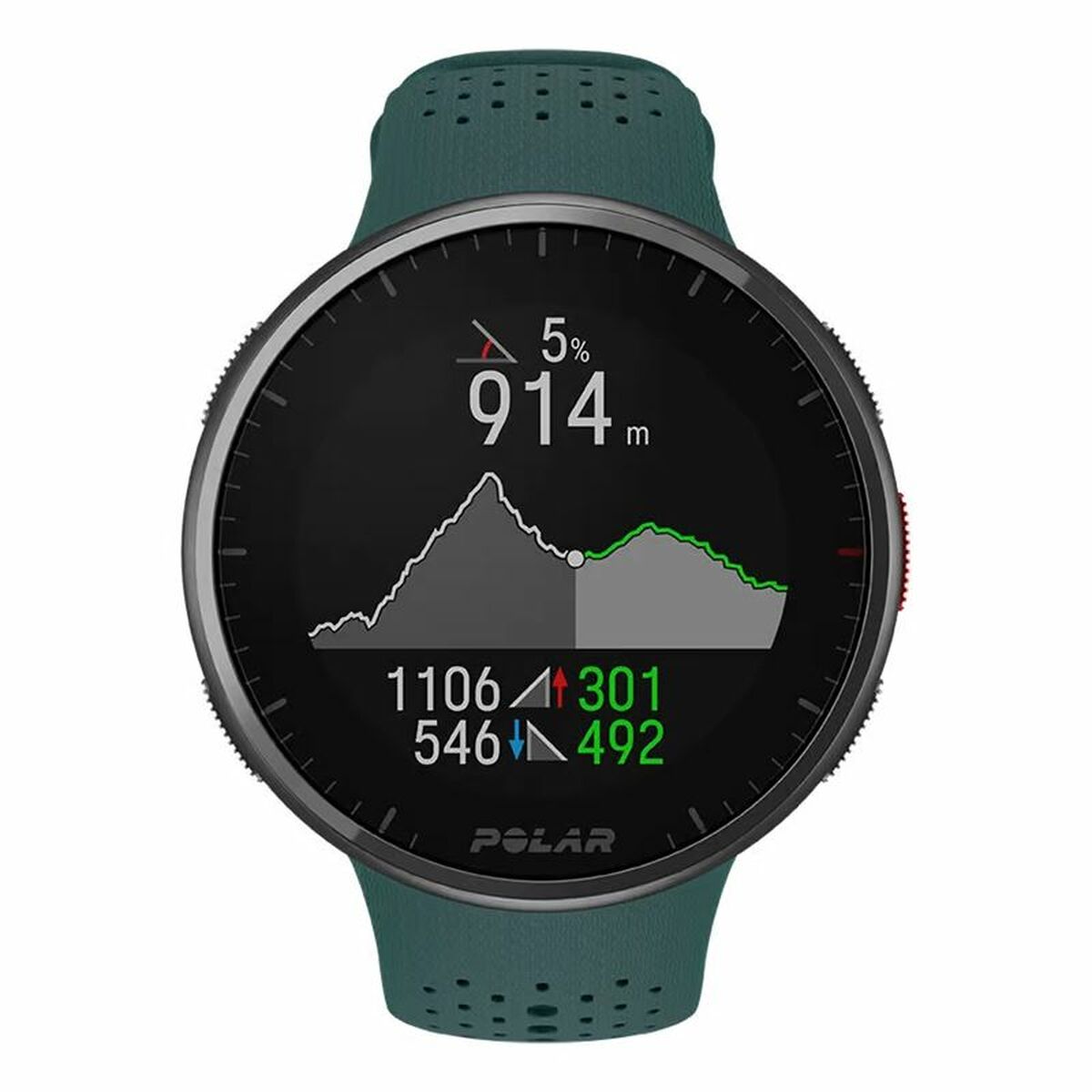 Sporting Polar Pro Teal Green-klocka (Ø 45 mm)
