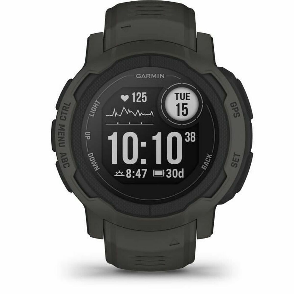 Smartklocka GARMIN Instinct 2 45 mm 0,9" Svart Grafit Mörkgrå