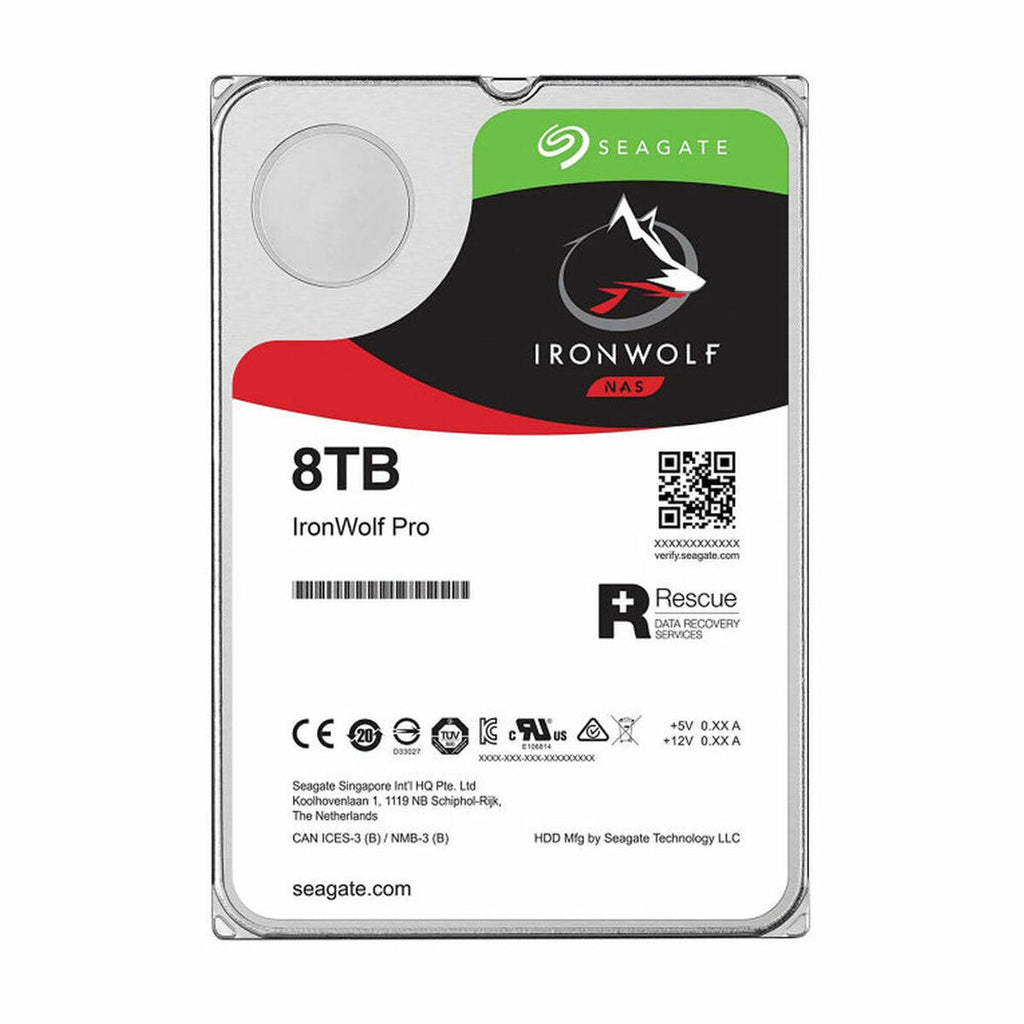 Hårddisk Seagate IRONWOLF NAS 3,5" SATA III