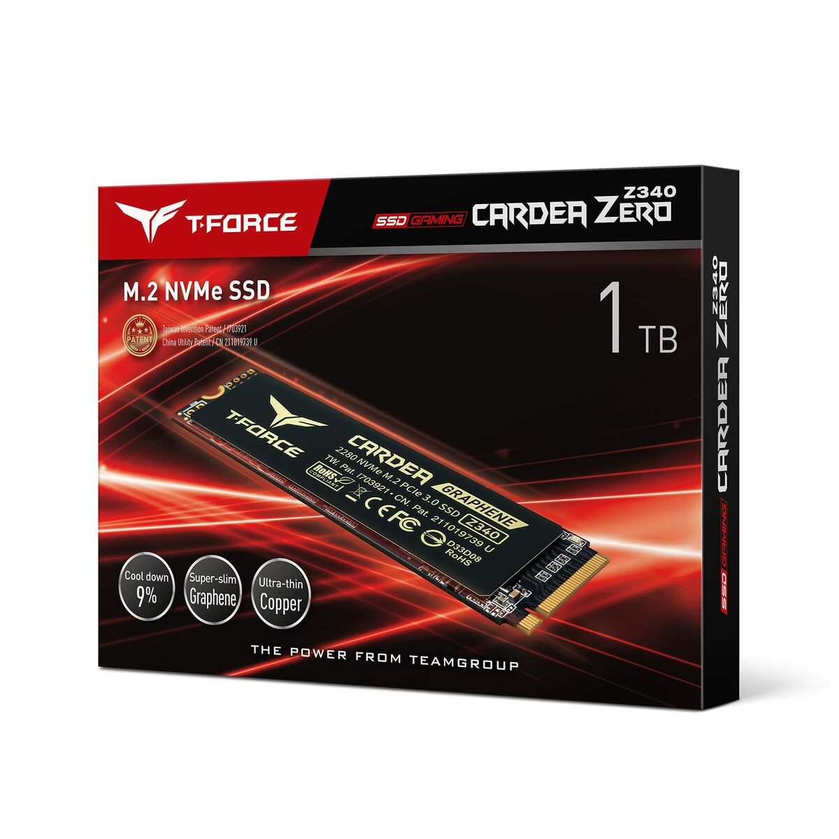 Hårddisk Team Group CARDEA ZERO Z340 1 TB SSD