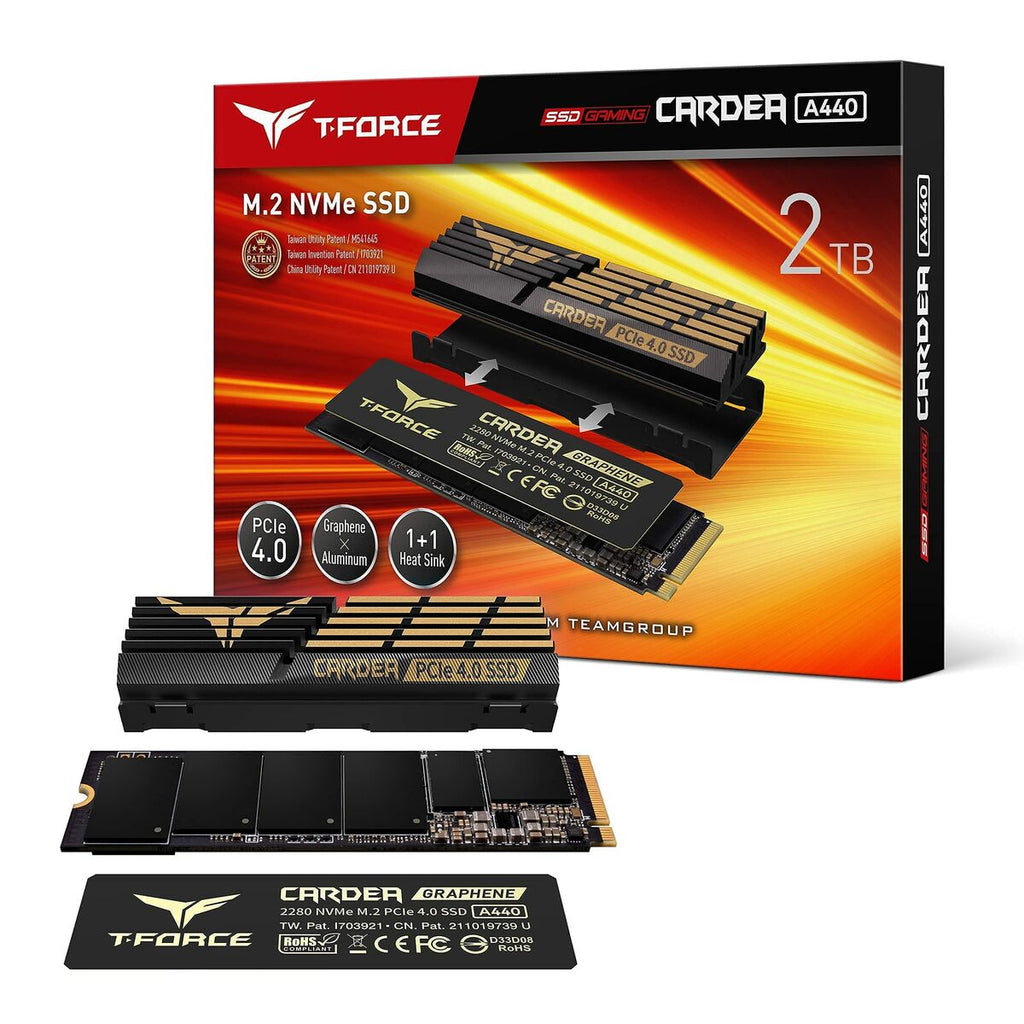 Hårddisk Team Group CARDEA A440 M.2 PCIe 2 TB SSD