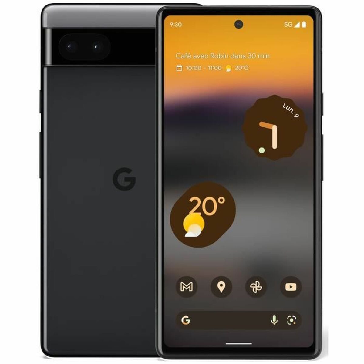 Google Pixel 6A Google Tensor Svart 128 GB 6,1" 6 GB RAM