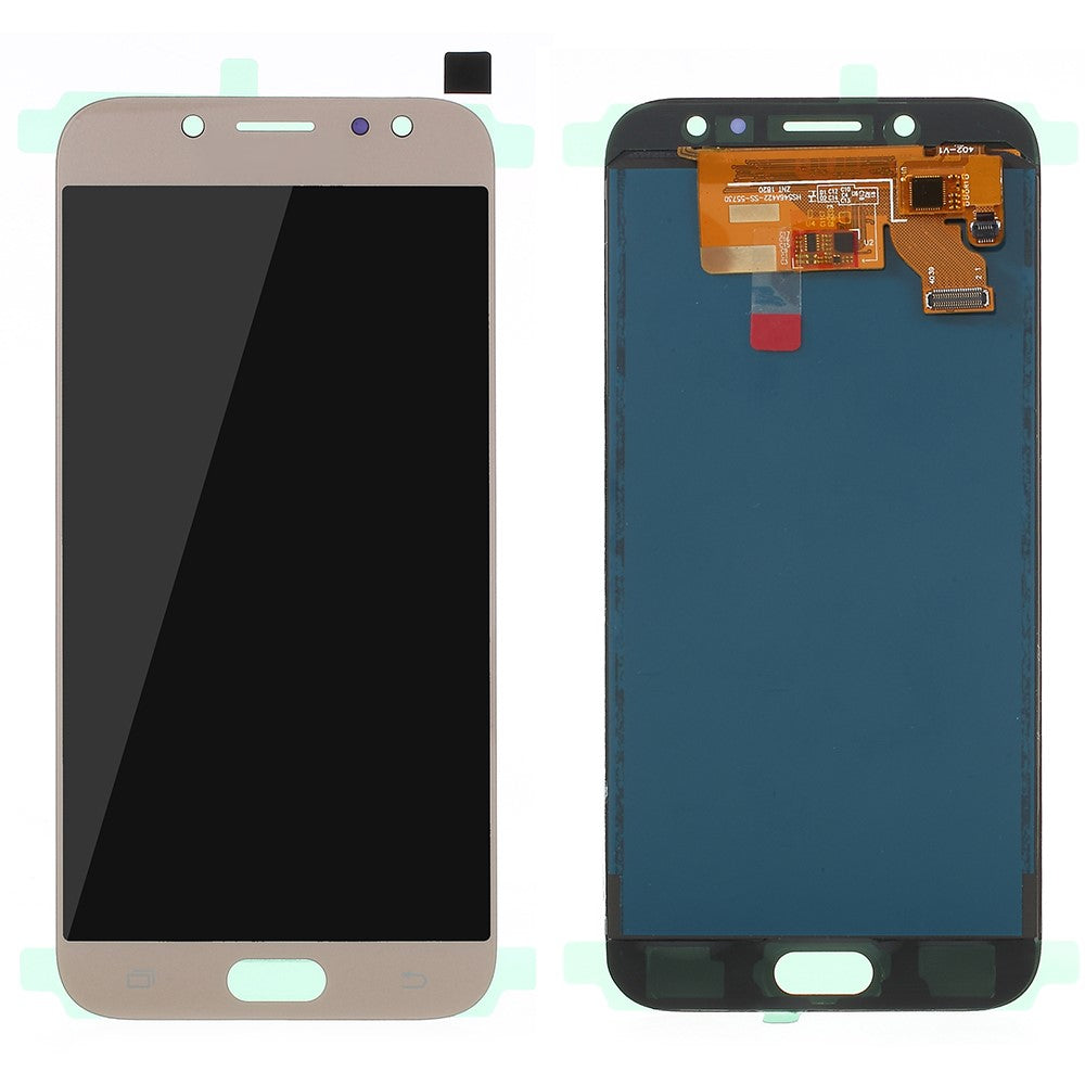 LCD Screen and Digitizer Assembly Part for Samsung Galaxy J7 2017 J730 with Screen Brightness IC and Adhesive Sticker