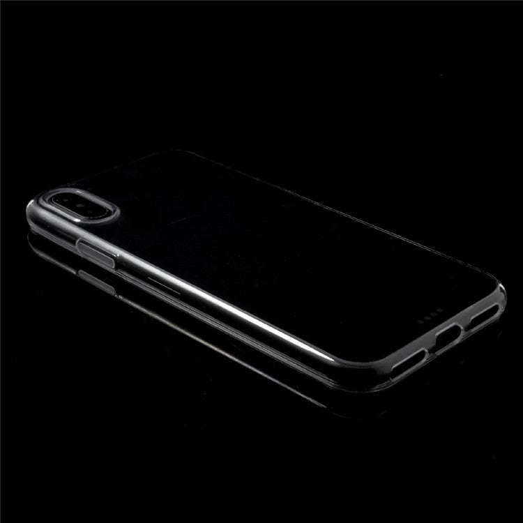 Full Protection Ultra Thin See-through TPU Phone Cover for iPhone XS / X/10 5.8 inc
