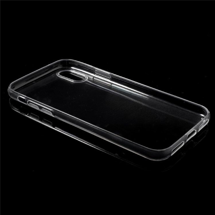 Full Protection Ultra Thin See-through TPU Phone Cover for iPhone XS / X/10 5.8 inc