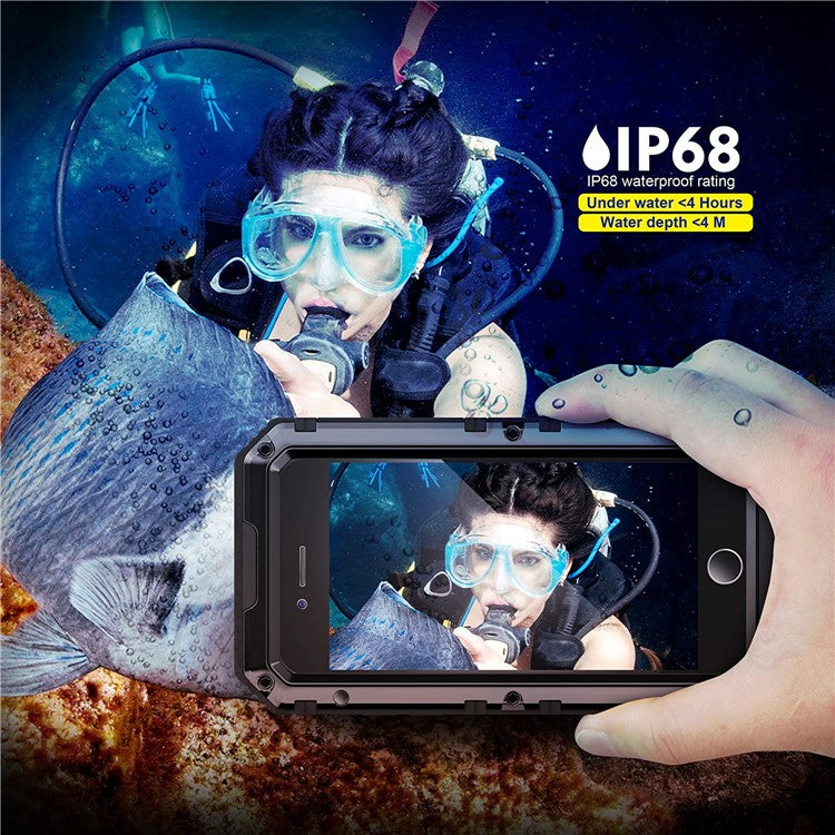 Powerful Phone Cover for iPhone 7/8 4.7 inch/SE (2020)/SE (2022) Shockproof Drop-proof Dust-proof Cellphone Protecto