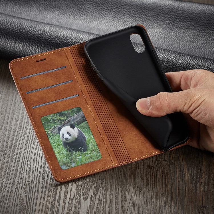 FORWENW Fantasy Series Silky Touch Leather Wallet Case for iPhone XS 5.8 inch