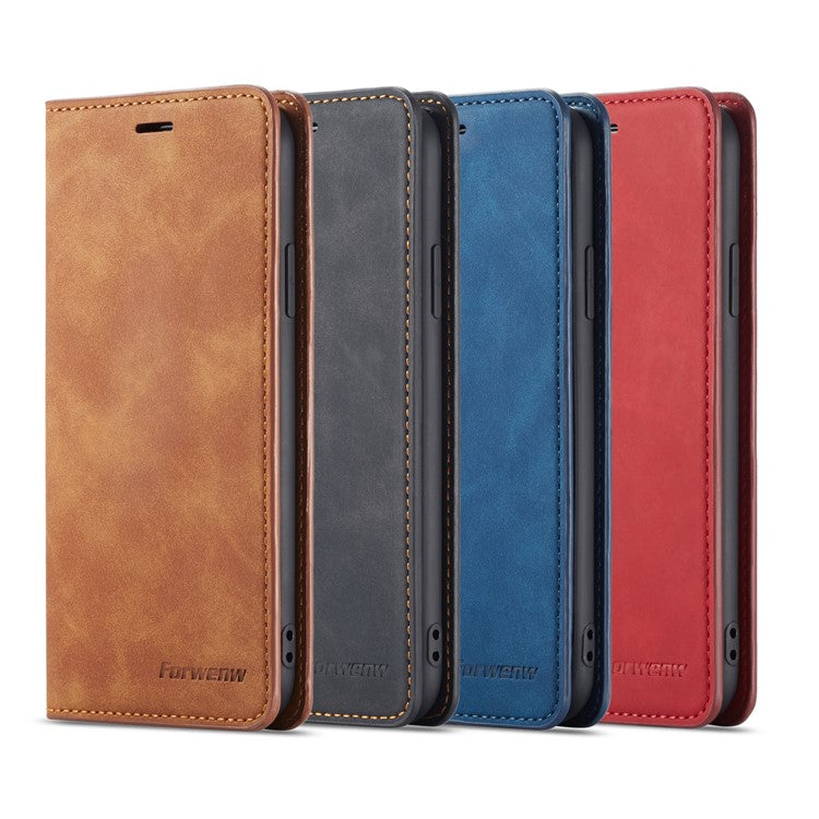 FORWENW Fantasy Series Silky Touch Leather Wallet Case for iPhone XS 5.8 inch