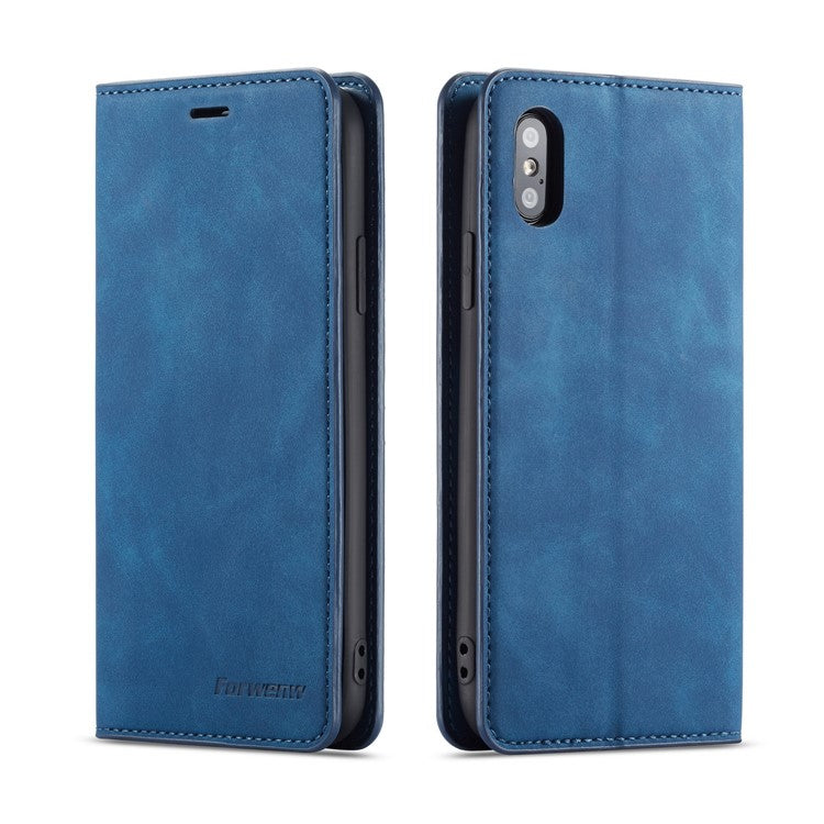 FORWENW Fantasy Series Silky Touch Leather Wallet Case for iPhone XS 5.8 inch