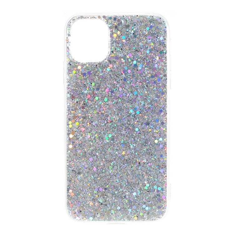 Flash Powder Paljetter Akryl + TPU Hybridfodral för iPhone 11 Pro 5,8 tum (2019)