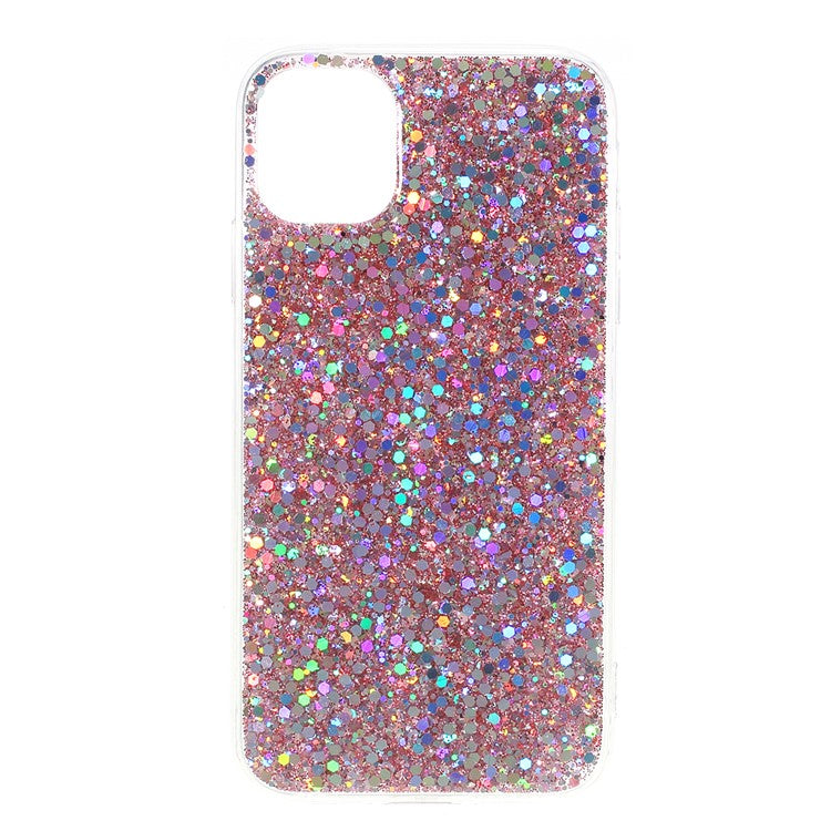 Flash Powder Paljetter Akryl + TPU Hybridfodral för iPhone 11 Pro 5,8 tum (2019)