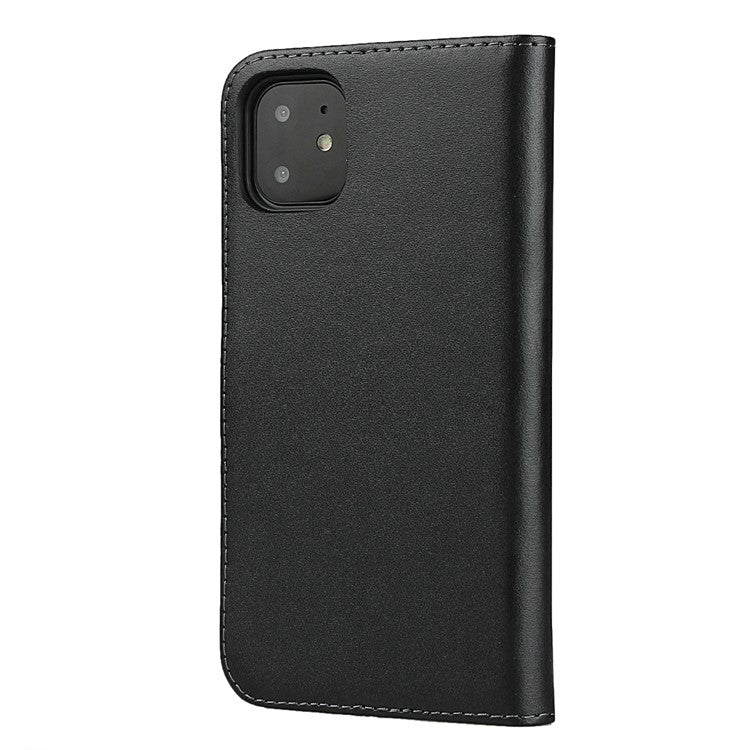 Plånboksställ i äkta läder Telefonskal för iPhone 11 Pro 5,8-tum