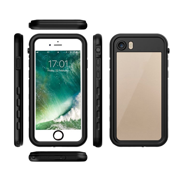 IP68 Waterproof Case Drop-proof Dust-proof Phone Cover for iPhone SE (2022)/SE (2020)/8/7 4.7 inc