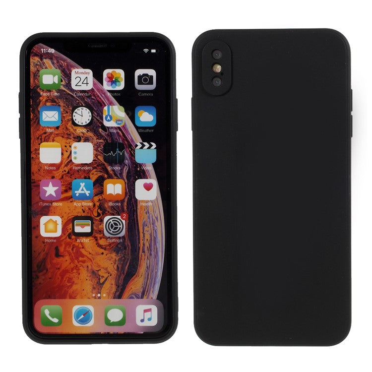 Matte Skin Soft Silicone Phone Case for iPhone XS / X 5.8-inc