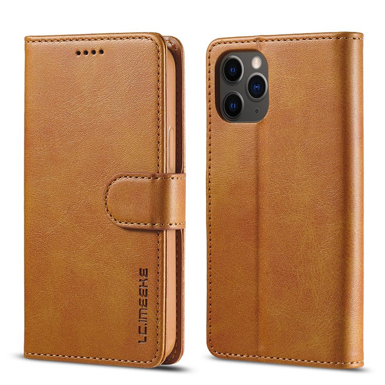 LC.IMEEKE Card Holder Leather Wallet Stand Cover Phone Case for iPhone 12 Pro 6.1 inc