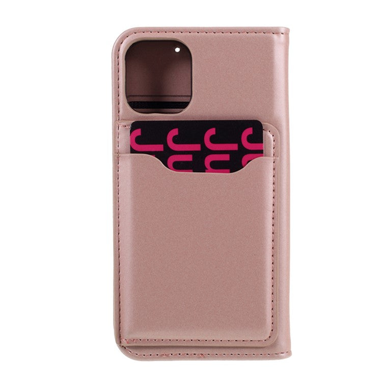 Liquid Silicone Touch with Leather Wallet Stand Case for iPhone 12 min
